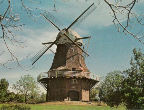 Building the Volendam Windmill  in Holland Township